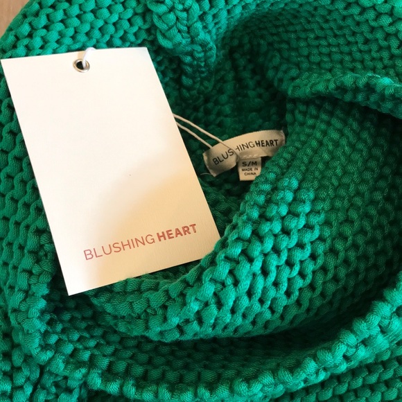 Green Extra Thick & Chunky Turtleneck Knit Sweater - Picture 7 of 9